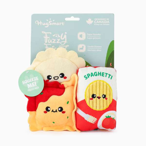 Hondenspeelgoed - HugSmart - Food Party Pasta Friends