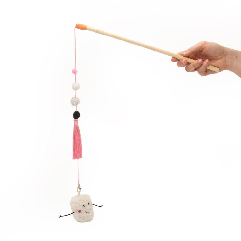 Kattenspeelgoed - ZippyClaws Zippystick Marshmallow