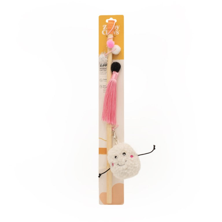 Kattenspeelgoed - ZippyClaws Zippystick Marshmallow