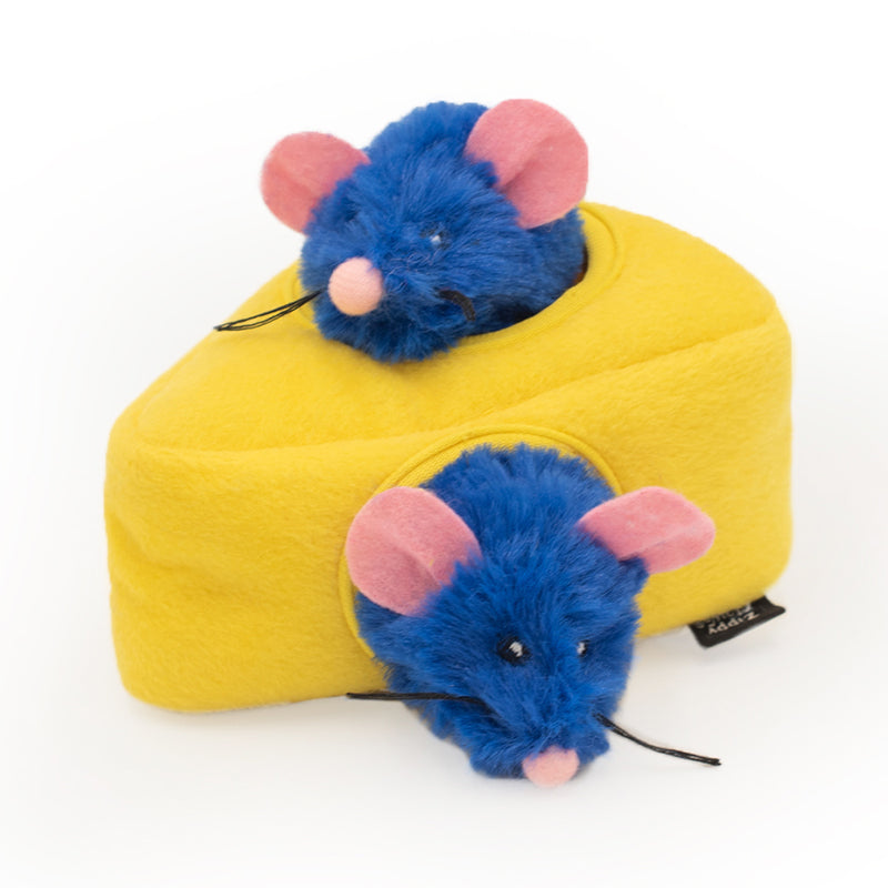 Kattenspeelgoed - ZippyClaws Burrow Mice ‘N Cheese