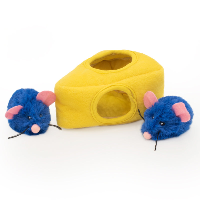 Kattenspeelgoed - ZippyClaws Burrow Mice ‘N Cheese