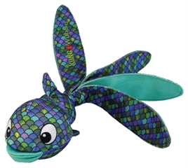Sterk hondenspeelgoed - Kong - Wubba Finz blauw