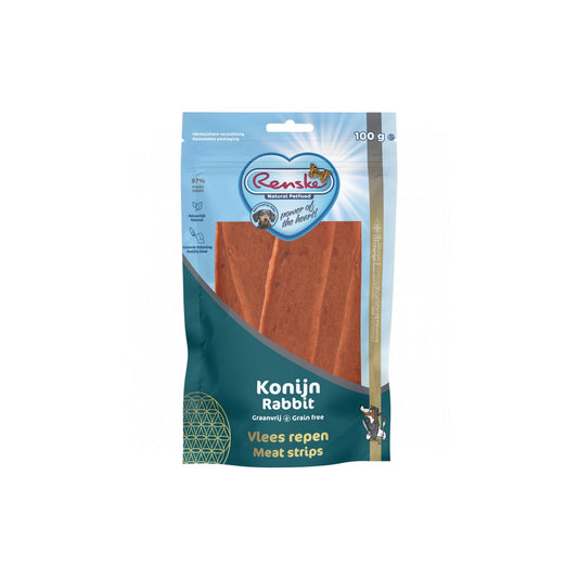 Vleesstrips voor honden - konijn
