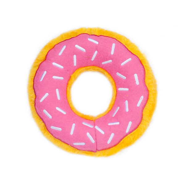 Hondenspeelgoed Donut - Zippy Paws - Roze