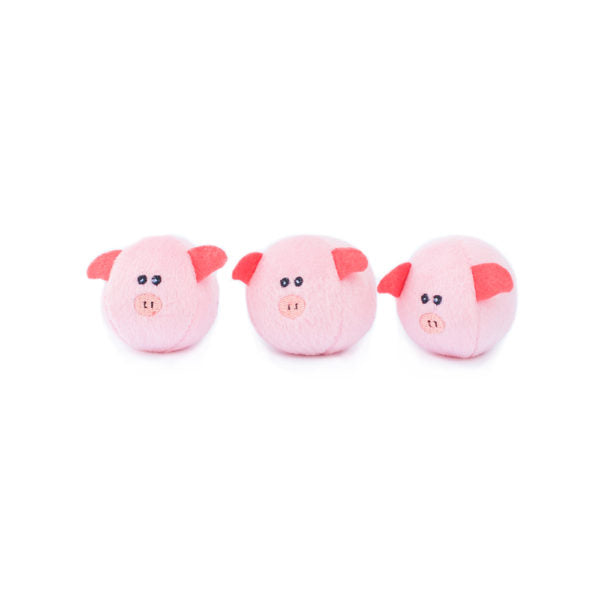 Hondenspeelgoed - ZippyPaws - Pig Barn with bubble Babies