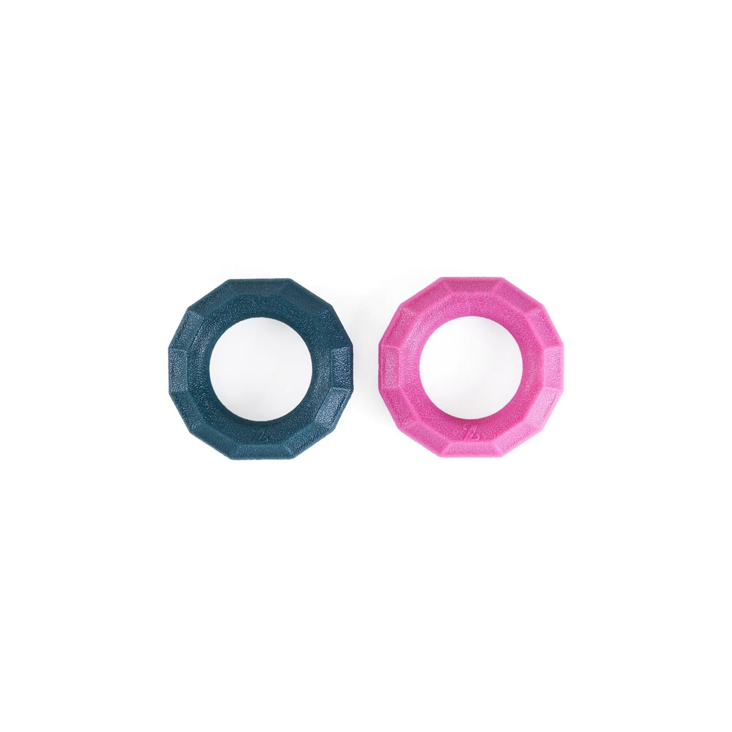 Sterk hondenspeelgoed - Zippy Paws - ZippyTuff Ring Small 2-pack Emerald & Magenta