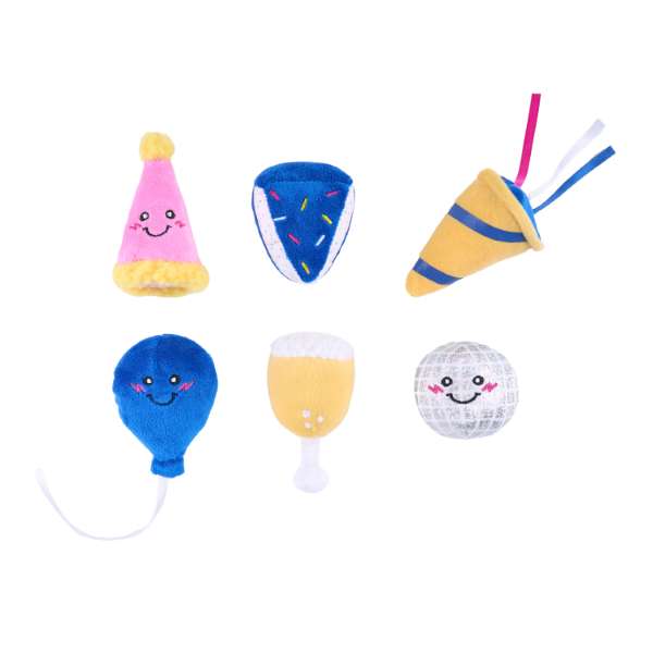 Hondenspeelgoed - Zippy Paws - Miniz 6-pack – Party